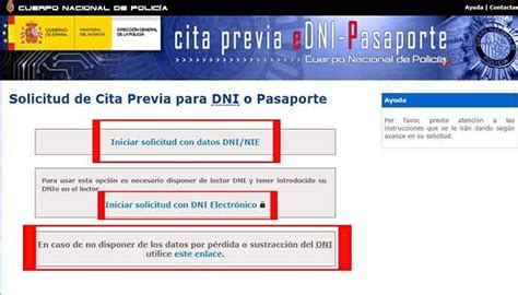 Cita previa Pasaporte 